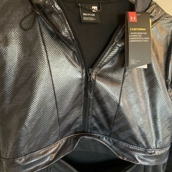 Under Armour Hybrid Anorak Windbreaker 1/2 Zip Jacket - Picture 6 of 10